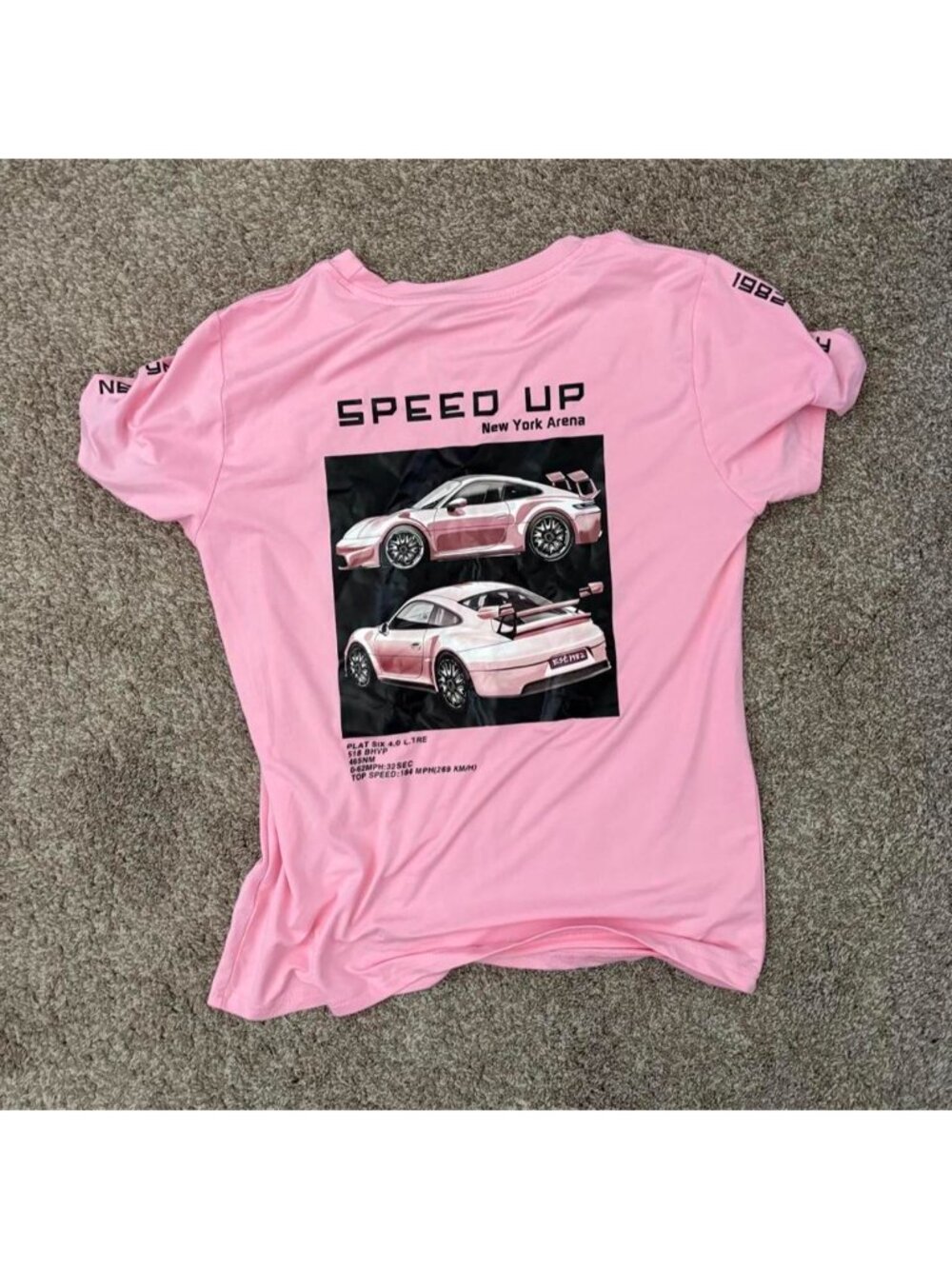 Sports car trendy t-shirt #pink #sporty #teen